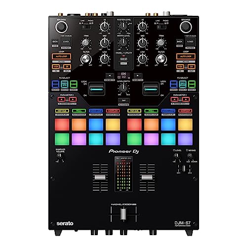 PIONEER PRO DJ DJMS7 PIONEER 2 CH PERFORMANCE DJ MIXER Black